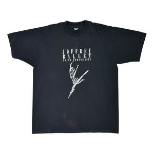 1991 Single Stitch Vintage 35th Anniversary Joffrey Ballet Black T-Shirt sz XL